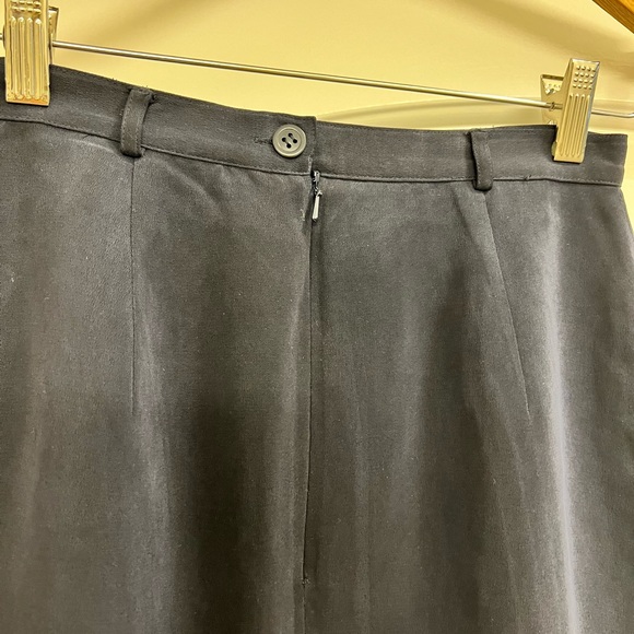 Vintage Jones New York 100% Silk Pencil Skirt with Pockets - Picture 3 of 9